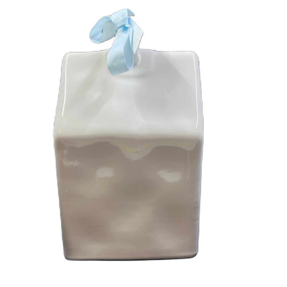 Rae Dunn Baby Bird Birdhouse Blue Bow - Picture 2 of 5